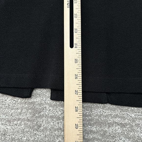 Ali Miles Jacket Womens Large Black Red Rose Trim 3/4 Sleeve Button Front - Picture 14 of 14